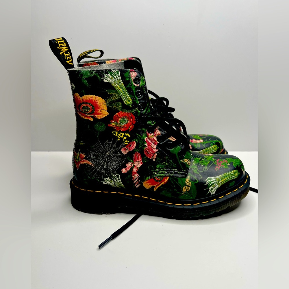 RARE Dr Martens 1460 Pascal Wild Botanics Floral Boots